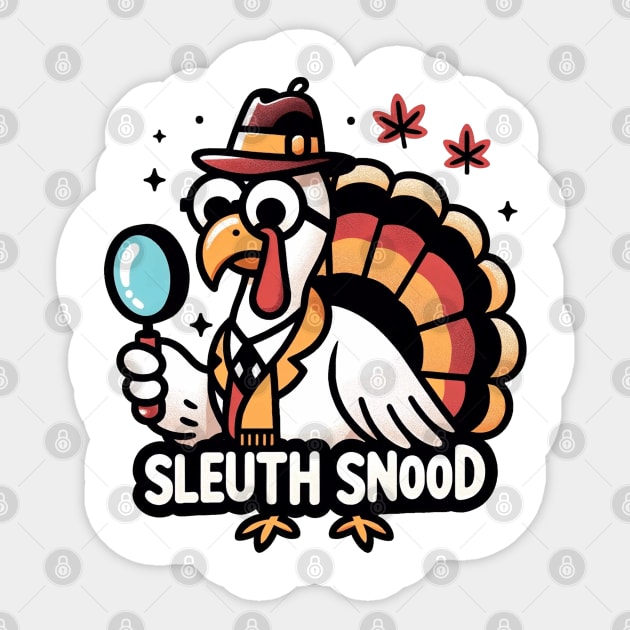 sleuth snood Sticker by MZeeDesigns